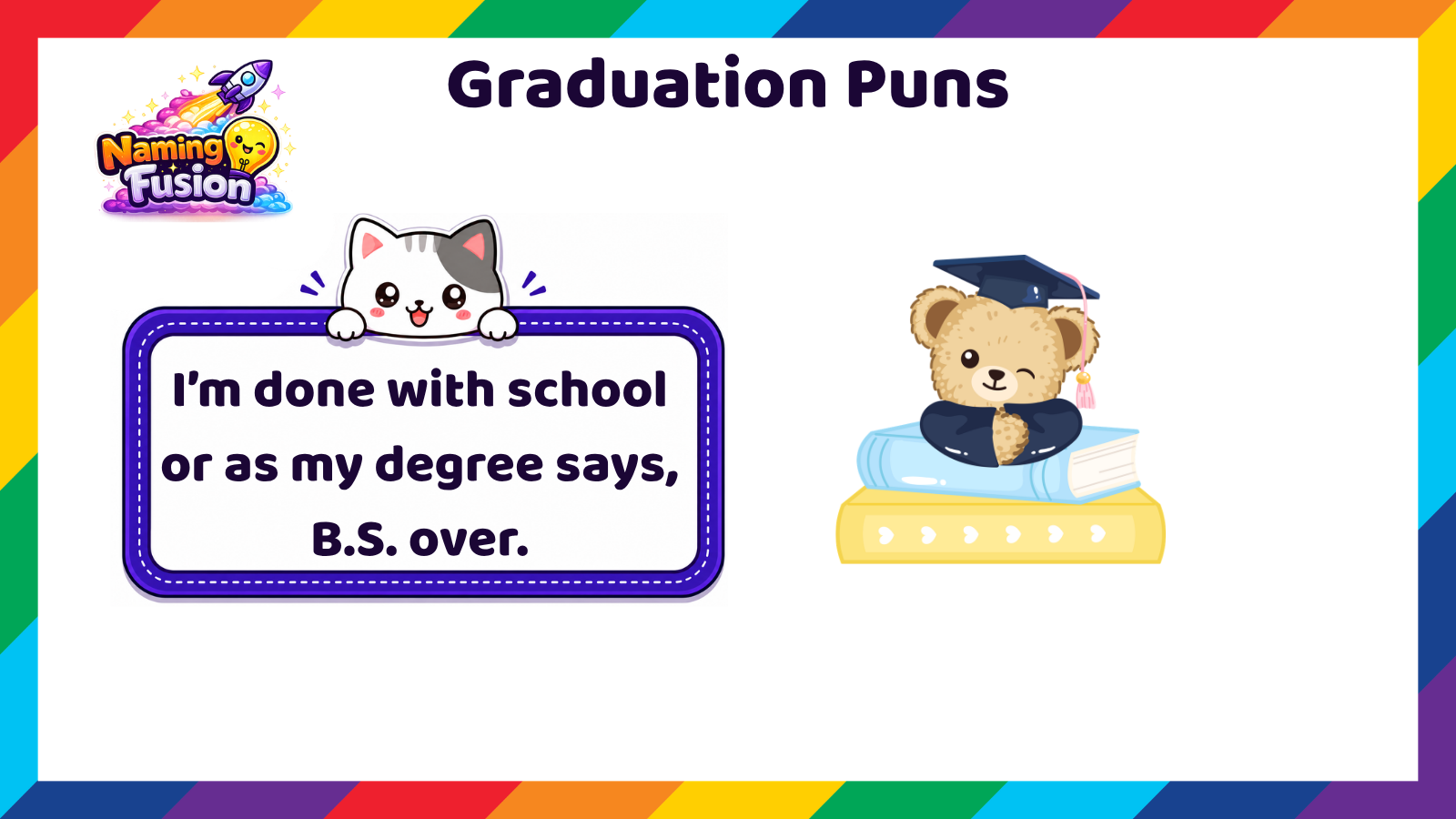 graduation puns