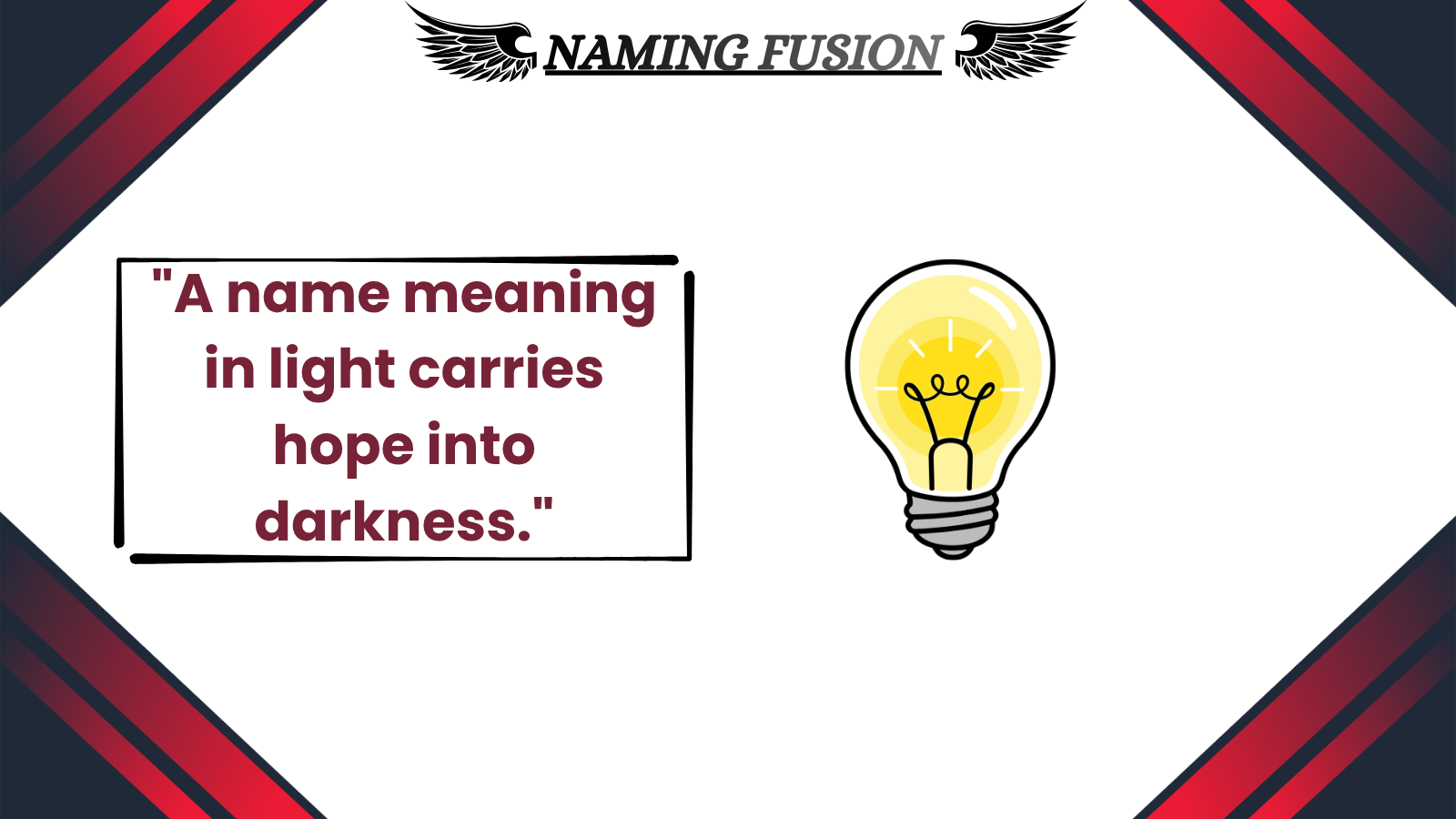 Names That Mean Light